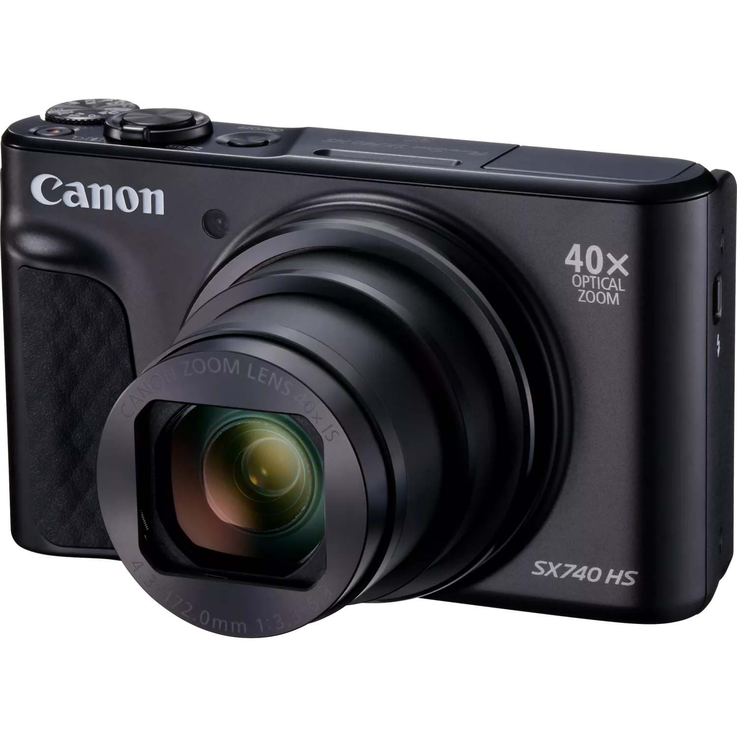 Canon PowerShot SX740 HS Lite Digital Camera 40x Zoom 4K Black