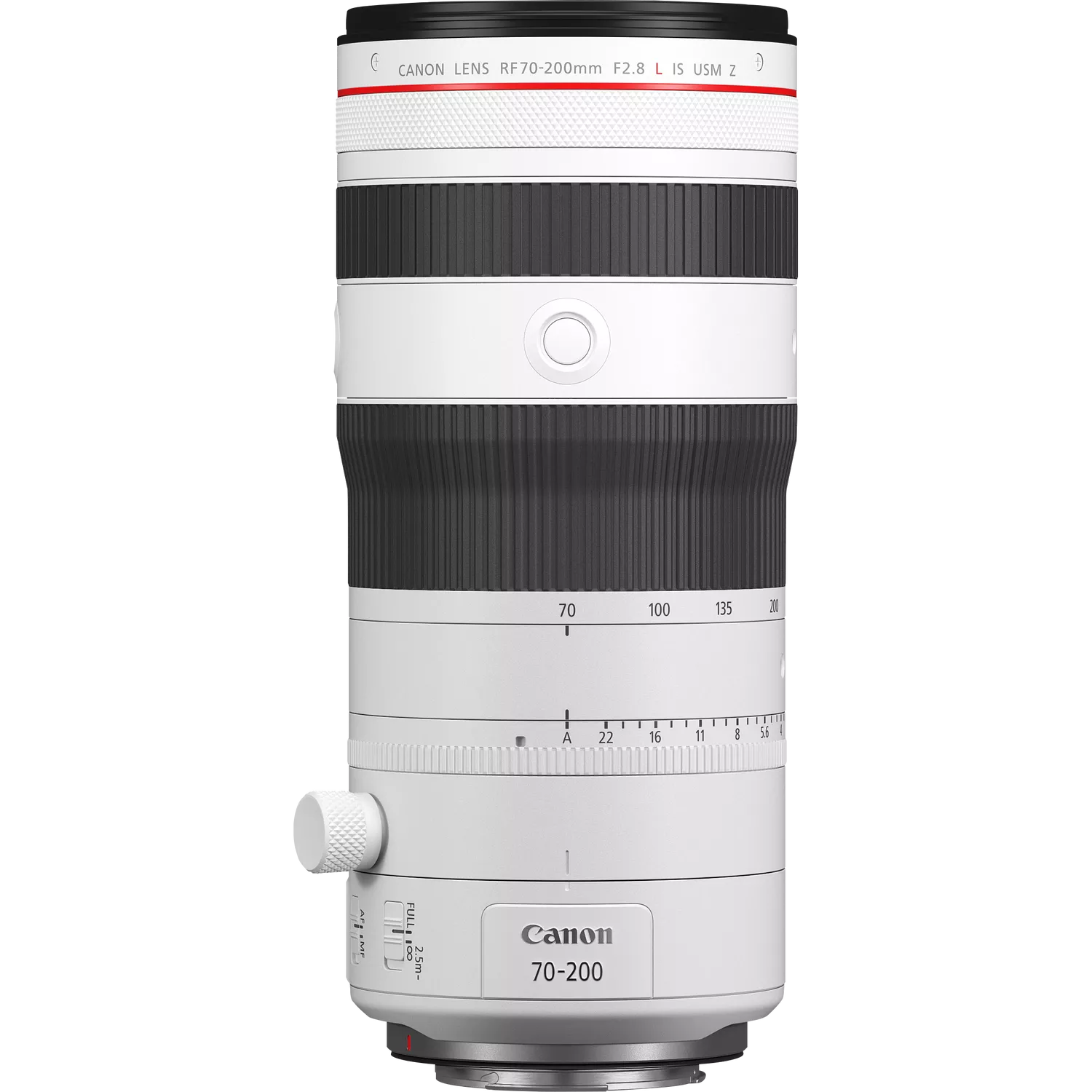 Canon RF 70-200mm f/2.8L IS USM Z Lens - 5.5 Stop IS, Internal Zoom, 82mm